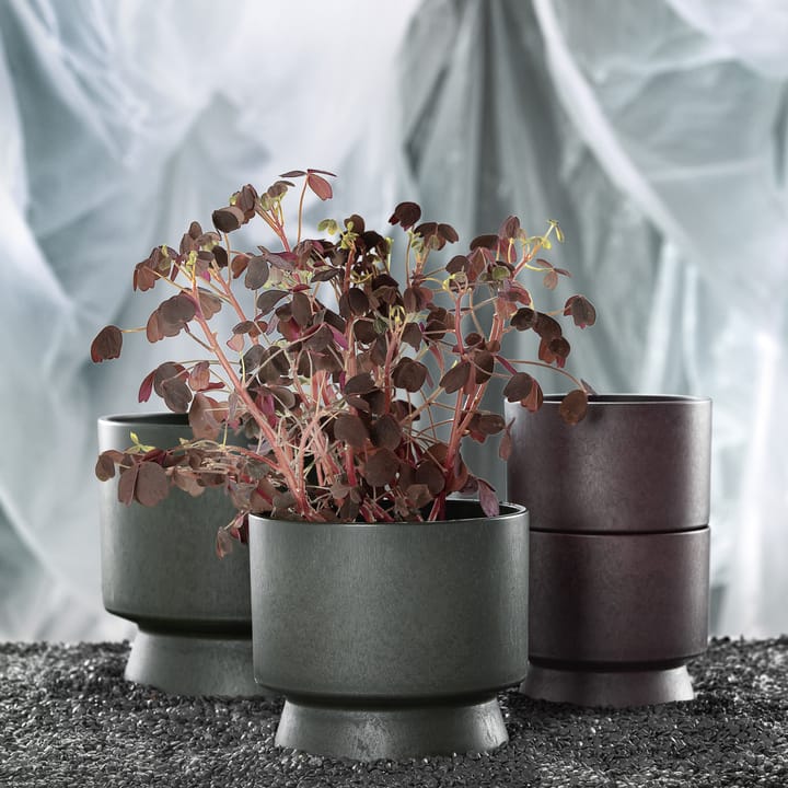 Ro bloempot Ø15 cm, Donkergroen Rosendahl