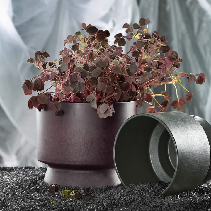 Ro bloempot Ø19 cm, Bordeaux Rosendahl
