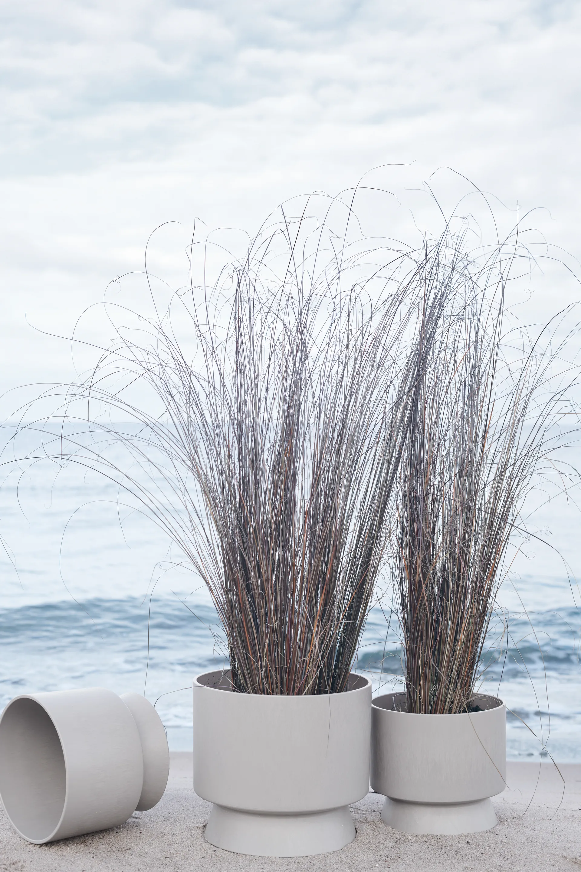 Ro bloempot Ø24 cm, Zand Rosendahl