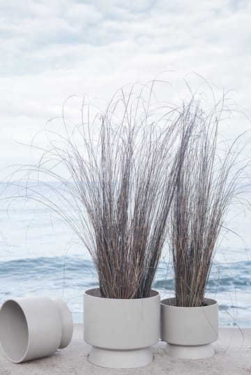 Ro bloempot Ø24 cm - Zand - Rosendahl