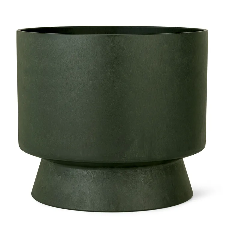 Ro bloempot Ø30 cm, Donkergroen Rosendahl
