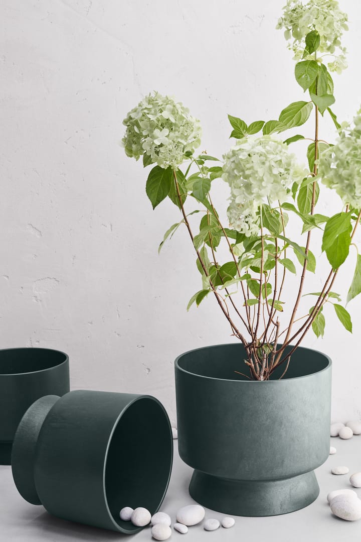 Ro bloempot Ø30 cm, Donkergroen Rosendahl
