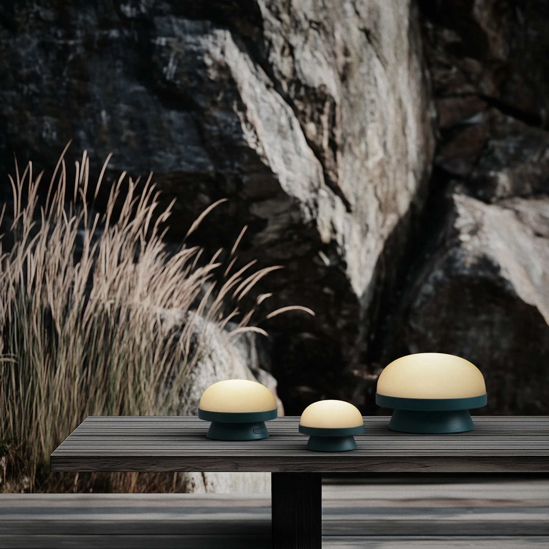 Soft Spot dots zonne-energielamp Ø11,5 cm, Forest green Rosendahl