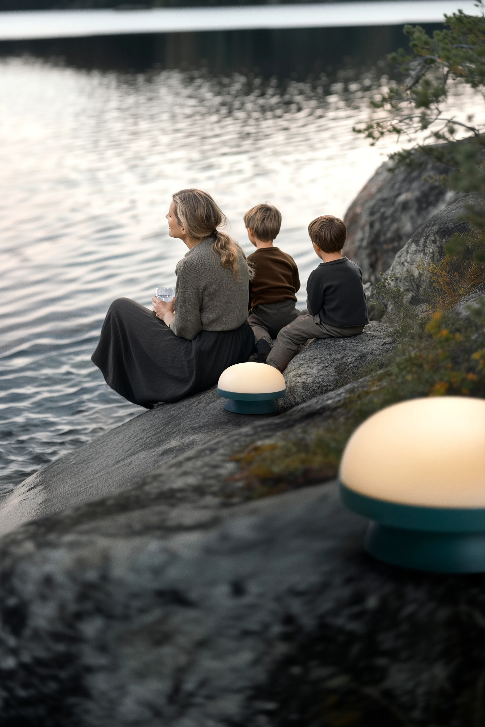 Soft Spot dots zonne-energielamp Ø21 cm, Forest green Rosendahl