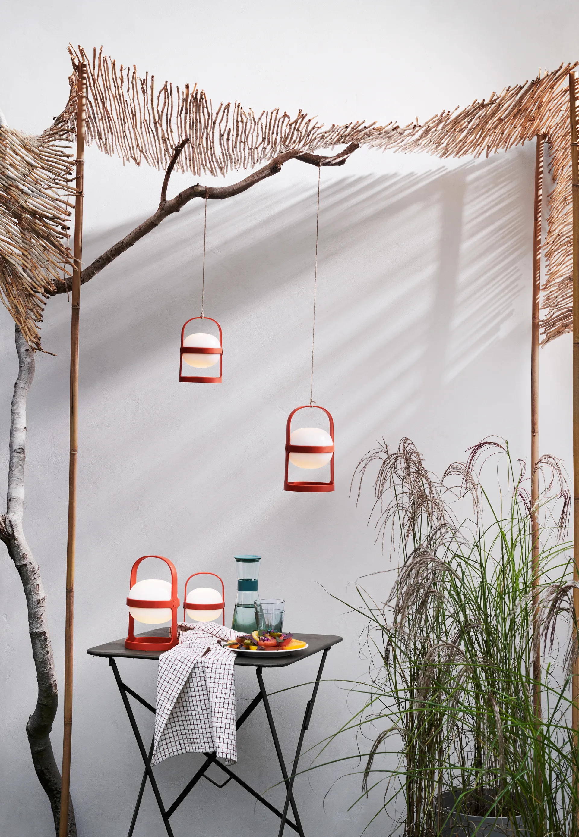 Soft Spot lamp op zonne-energie terracotta, 25 cm Rosendahl