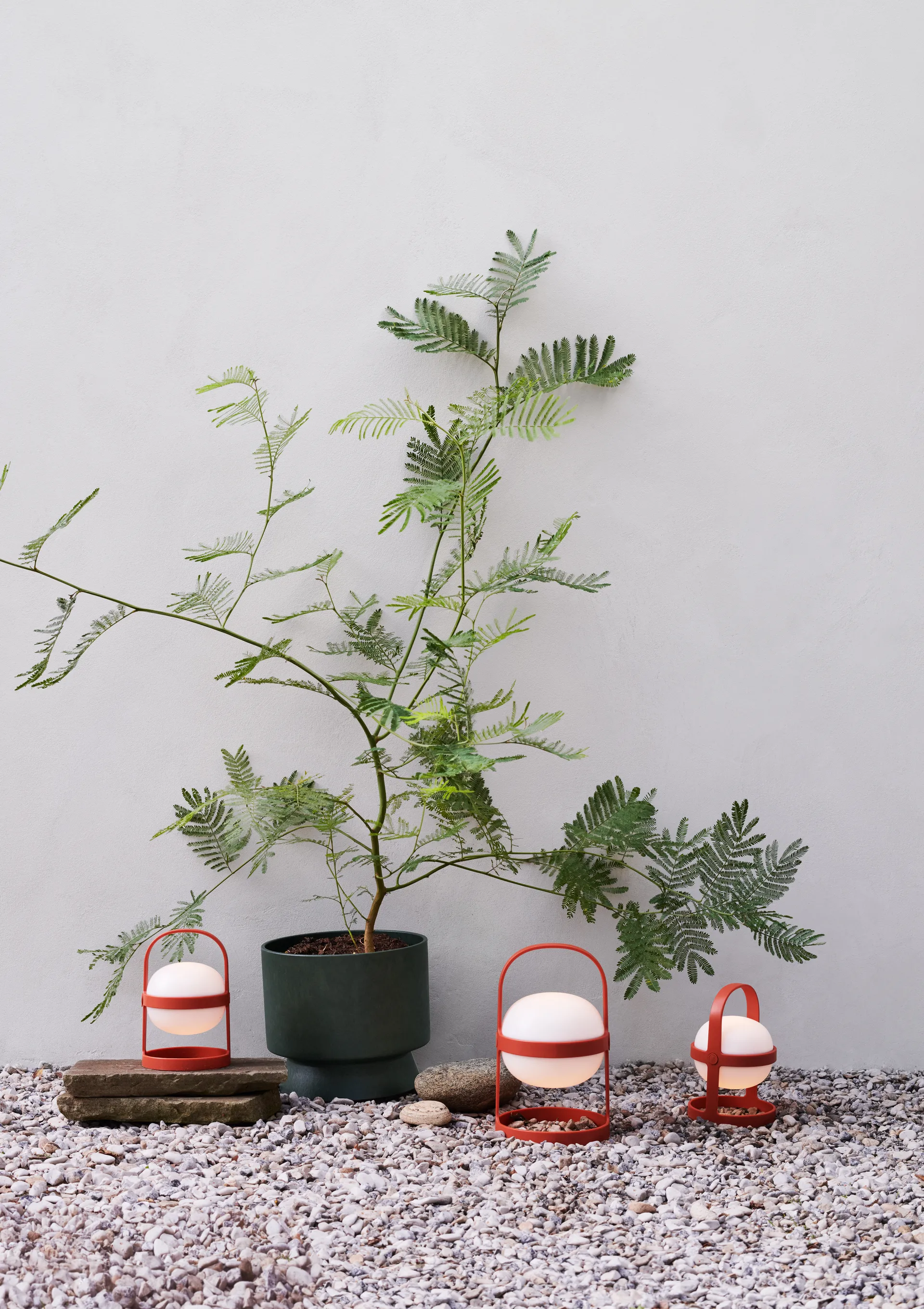 Soft Spot lamp op zonne-energie terracotta, 25 cm Rosendahl