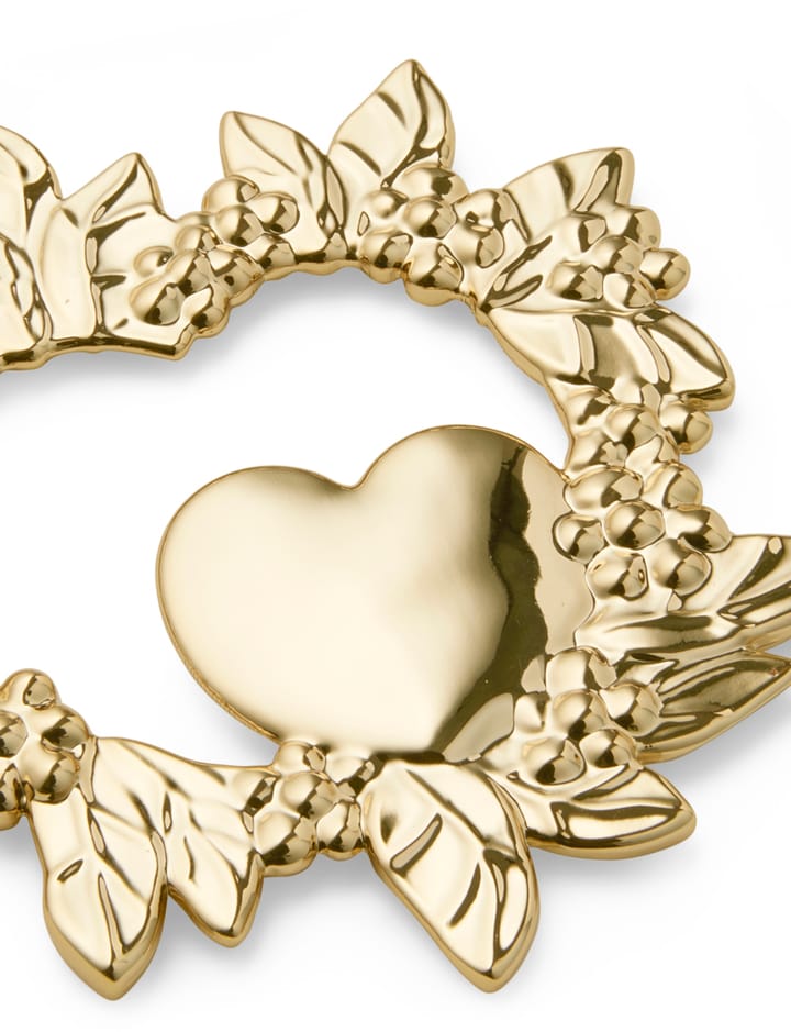 Wild heart kersthanger 8 cm, Verguld Rosendahl