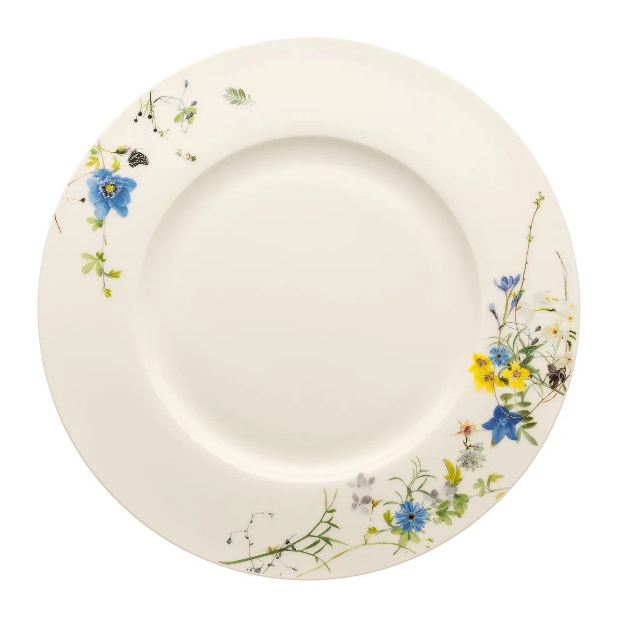 Rosenthal Brillance Fleurs des Alpes bord 28 cm Multi