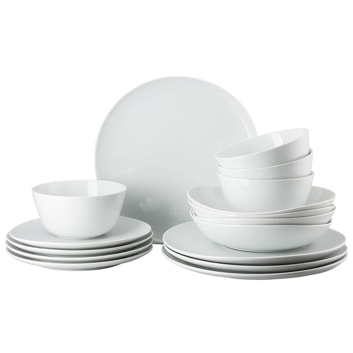 Junto serviesset wit - 16-delig - Rosenthal