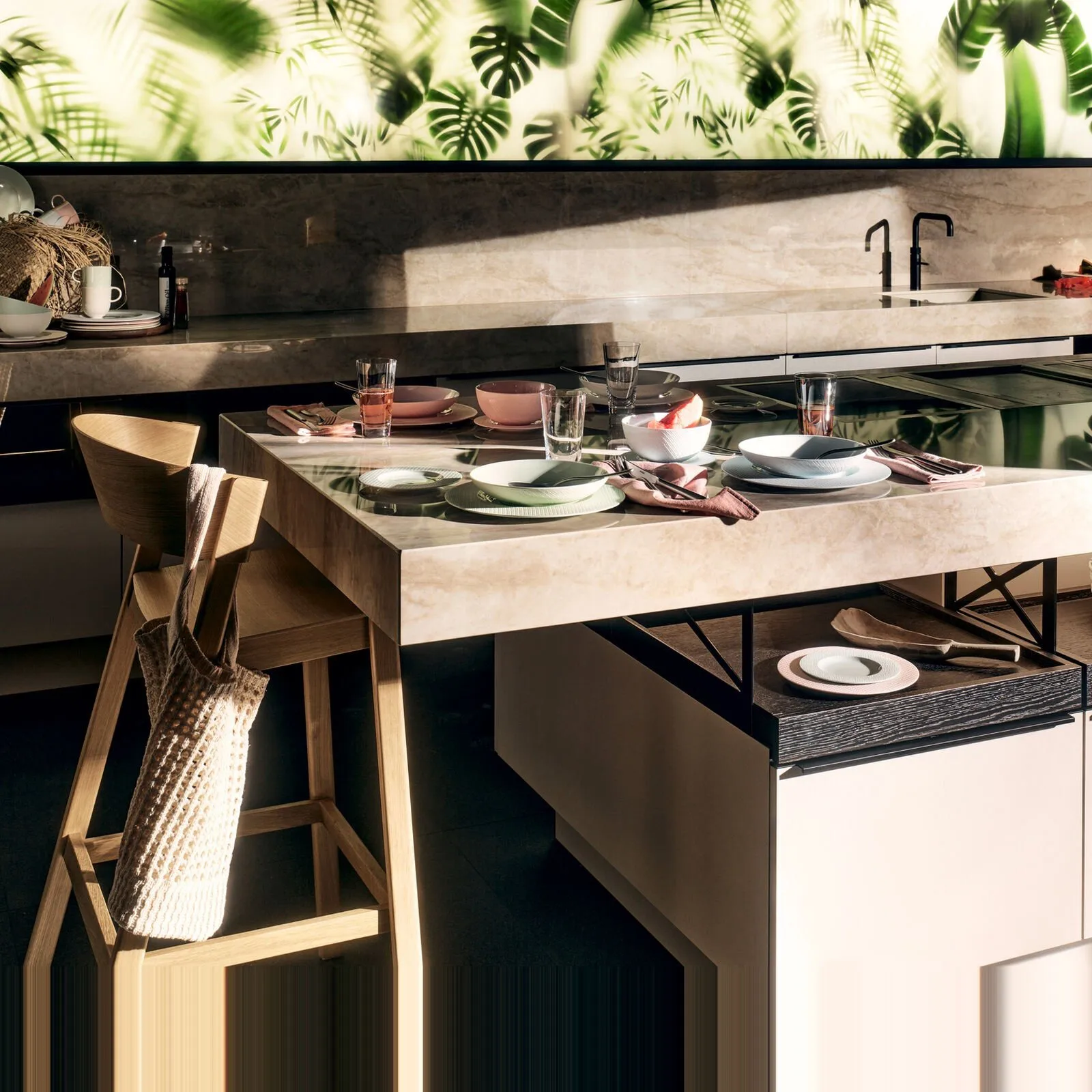 Kumi diepe bord Ø21 cm, Green Rosenthal