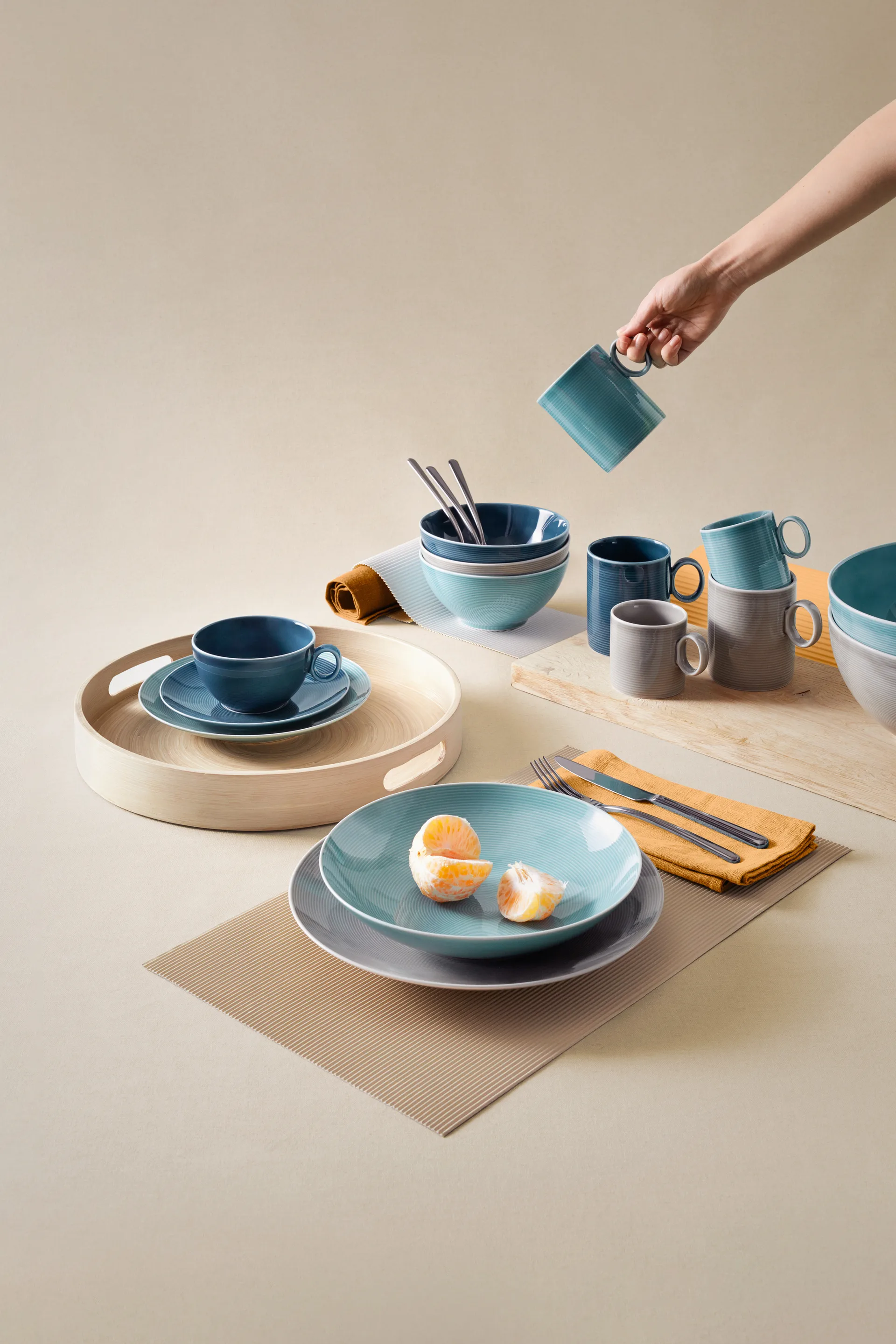 Loft mok moon grey, 33 cl Rosenthal