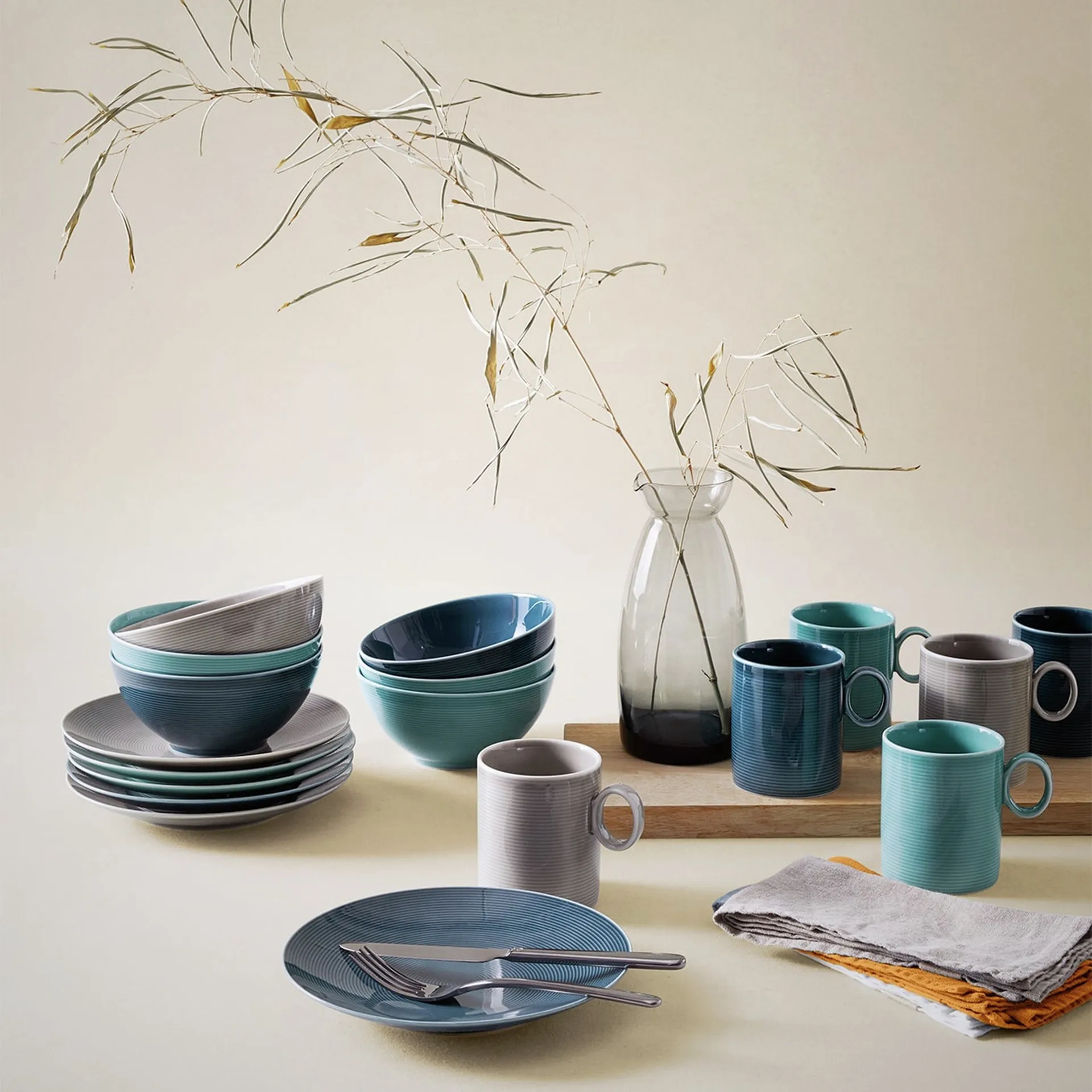 Loft ronde kom 80 cl, Ice-blue Rosenthal