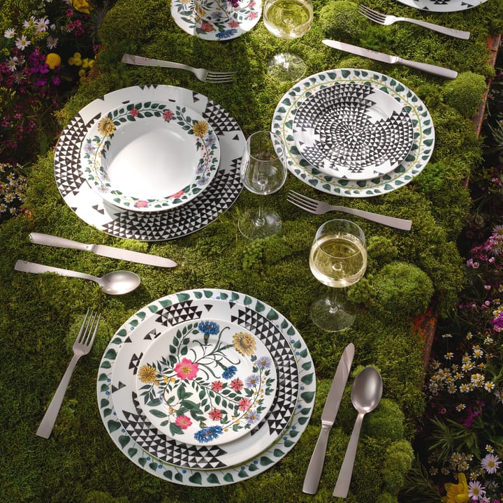 Magic Garden Foliage serveerschotel Ø33 cm, Wit-groen Rosenthal