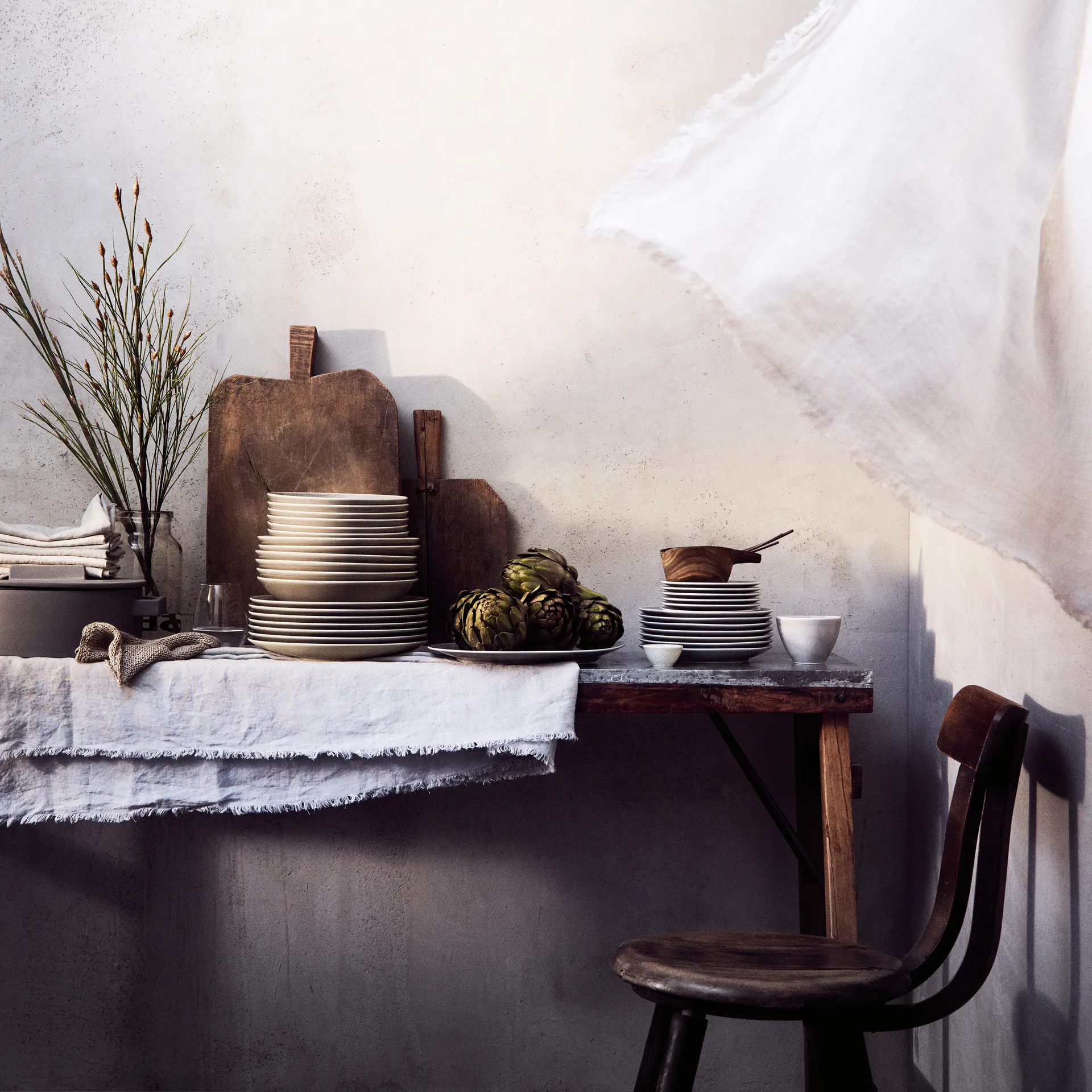 Mesh diep bord 21 cm., Mountain Rosenthal