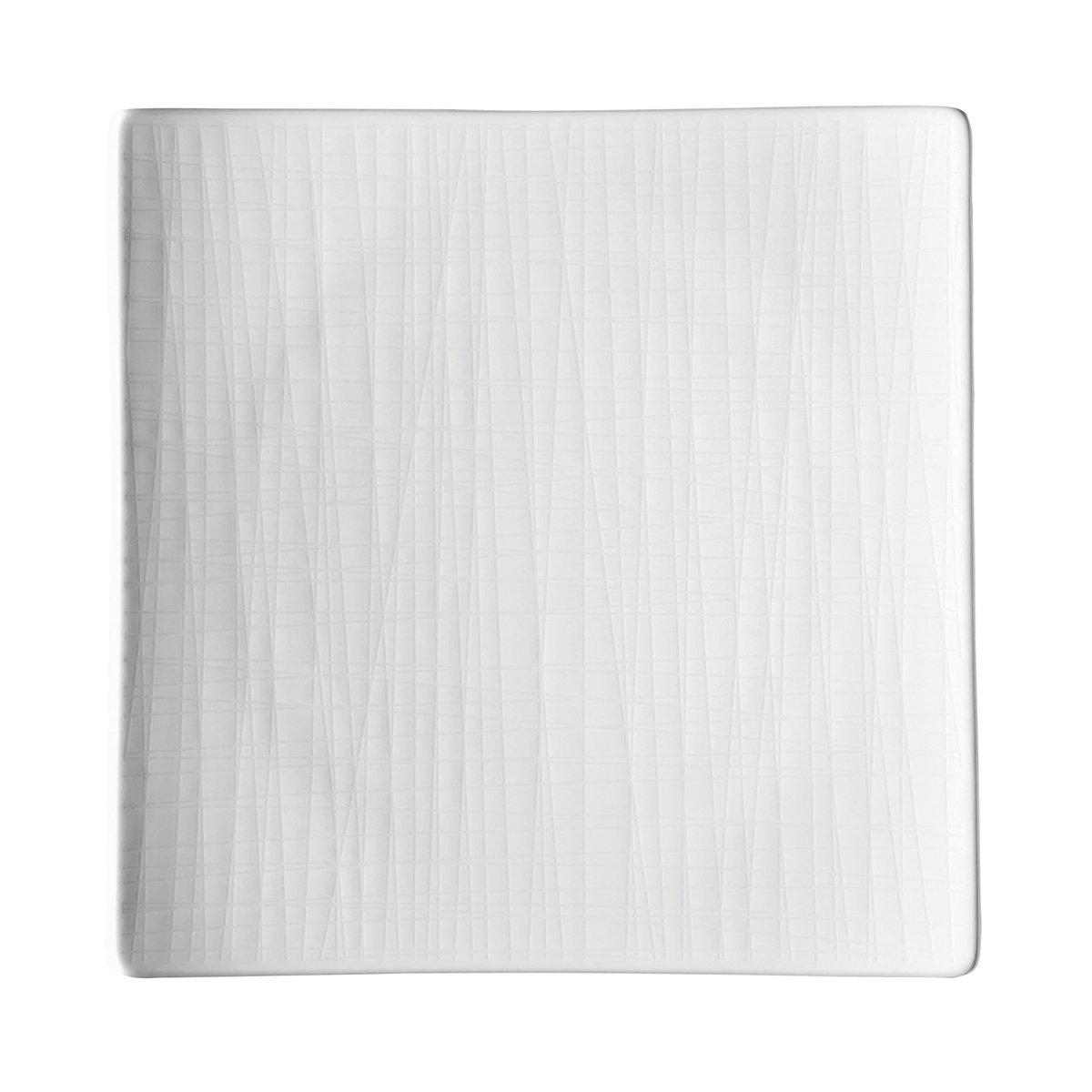 Rosenthal Mesh vierkant bord 22 cm. wit