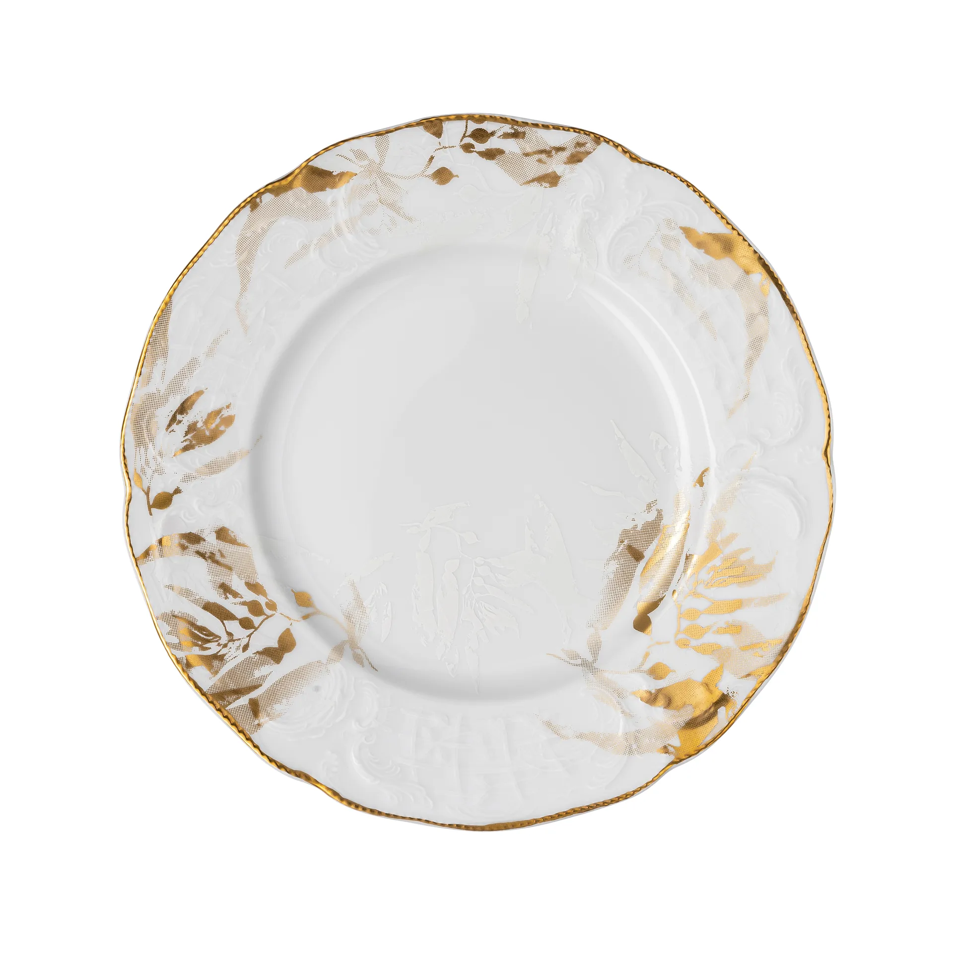 Rosenthal Heritage Midas bord 26 cm, Wit-goud Rosenthal
