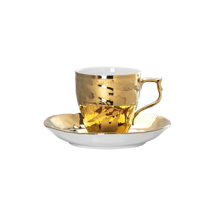 Rosenthal Heritage Midas espressokopje met schoteltje - Wit-goud - Rosenthal