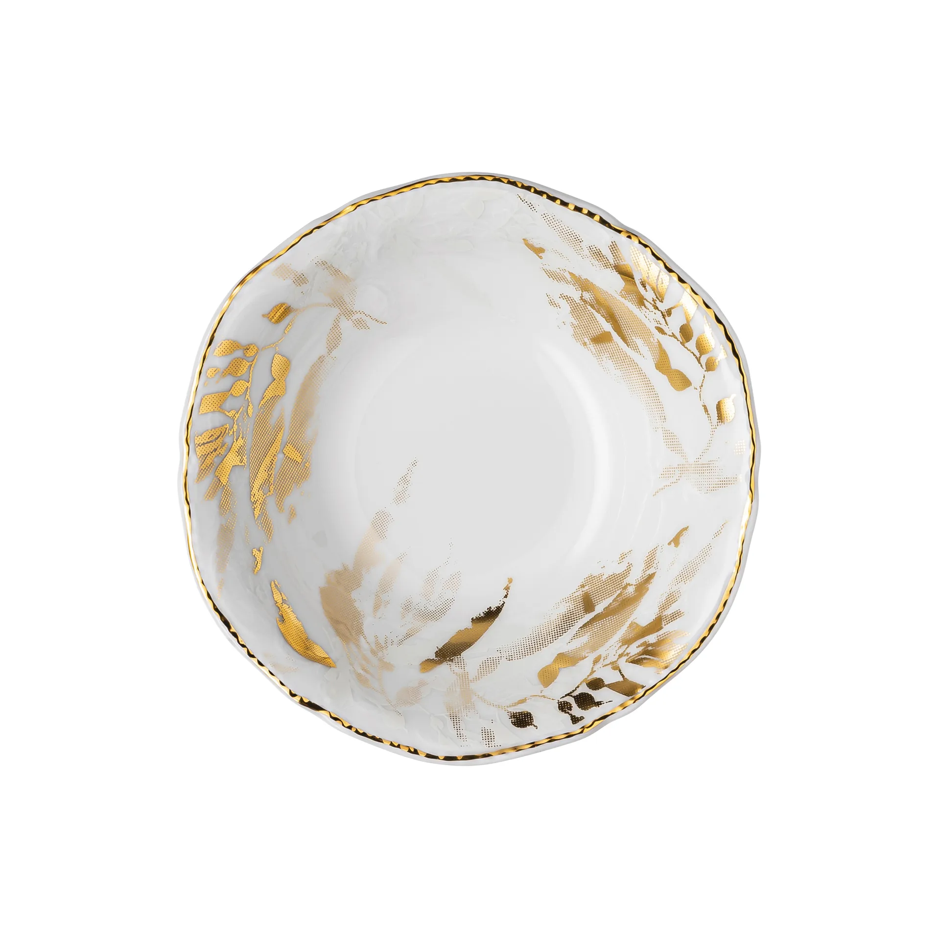 Rosenthal Heritage Midas fruitschaal 15 cm, Wit-goud Rosenthal