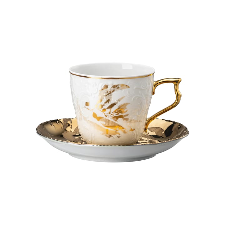 Rosenthal Heritage Midas kop met schotel - Wit-goud - Rosenthal
