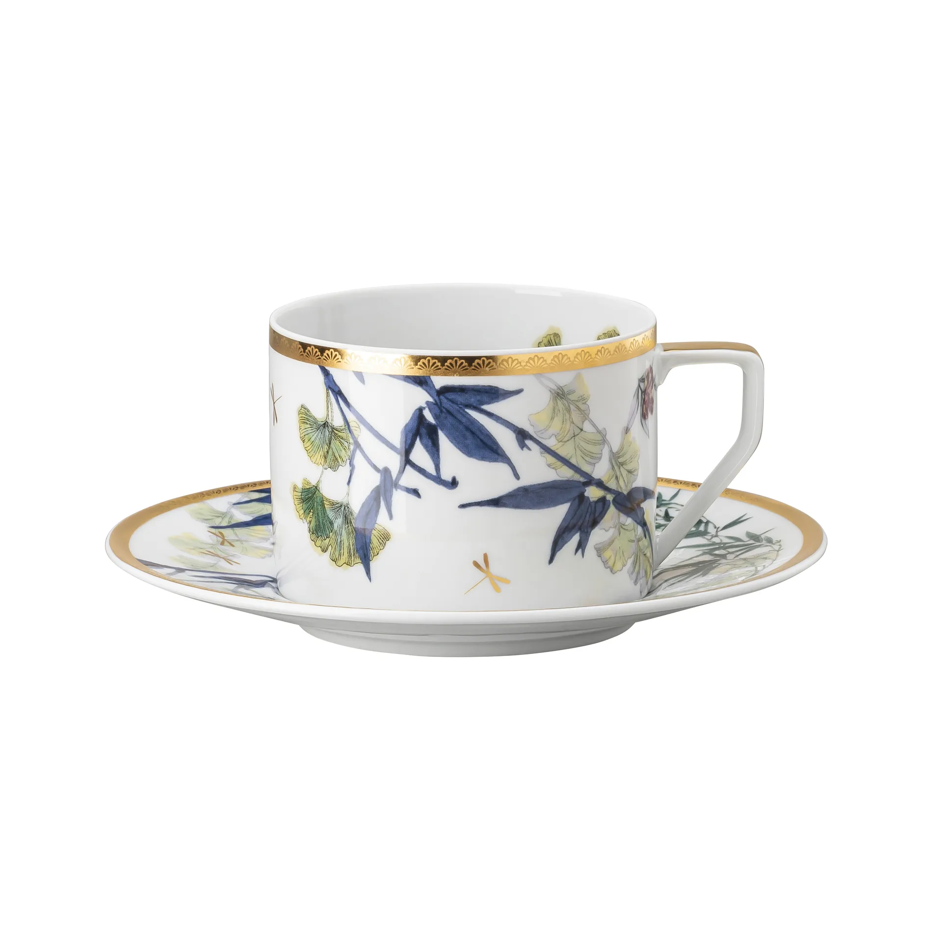Rosenthal Heritage Turandot theekop met schotel, Wit Rosenthal