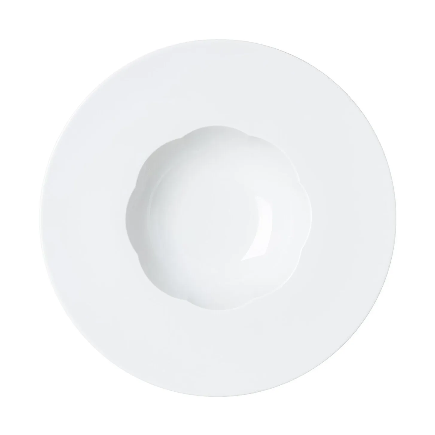 Sonetto Bianco diepe bord Ø28 cm, White Rosenthal
