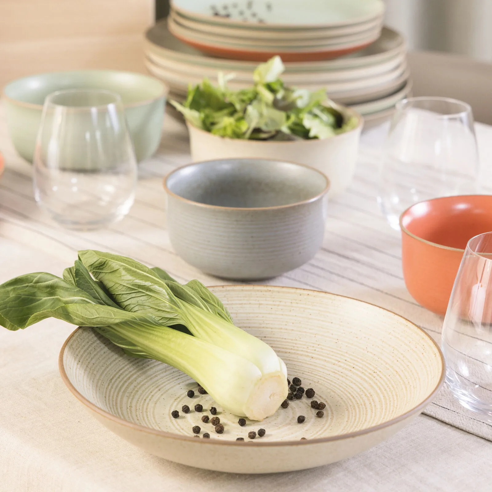 Thomas Nature diep bord Ø23 cm, Sand Rosenthal