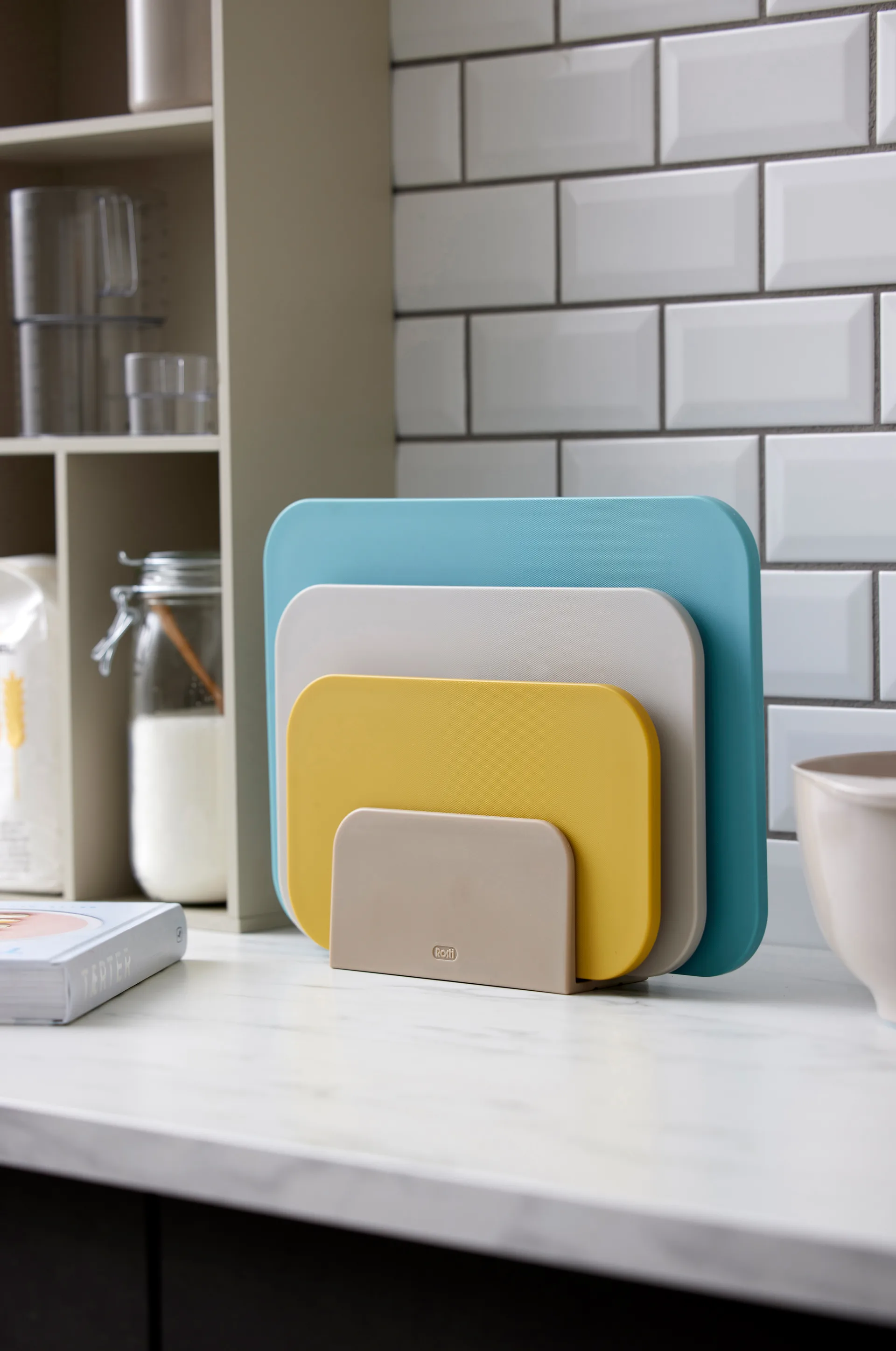 Choptima snijplank set -delig met houder, Ocean Rosti