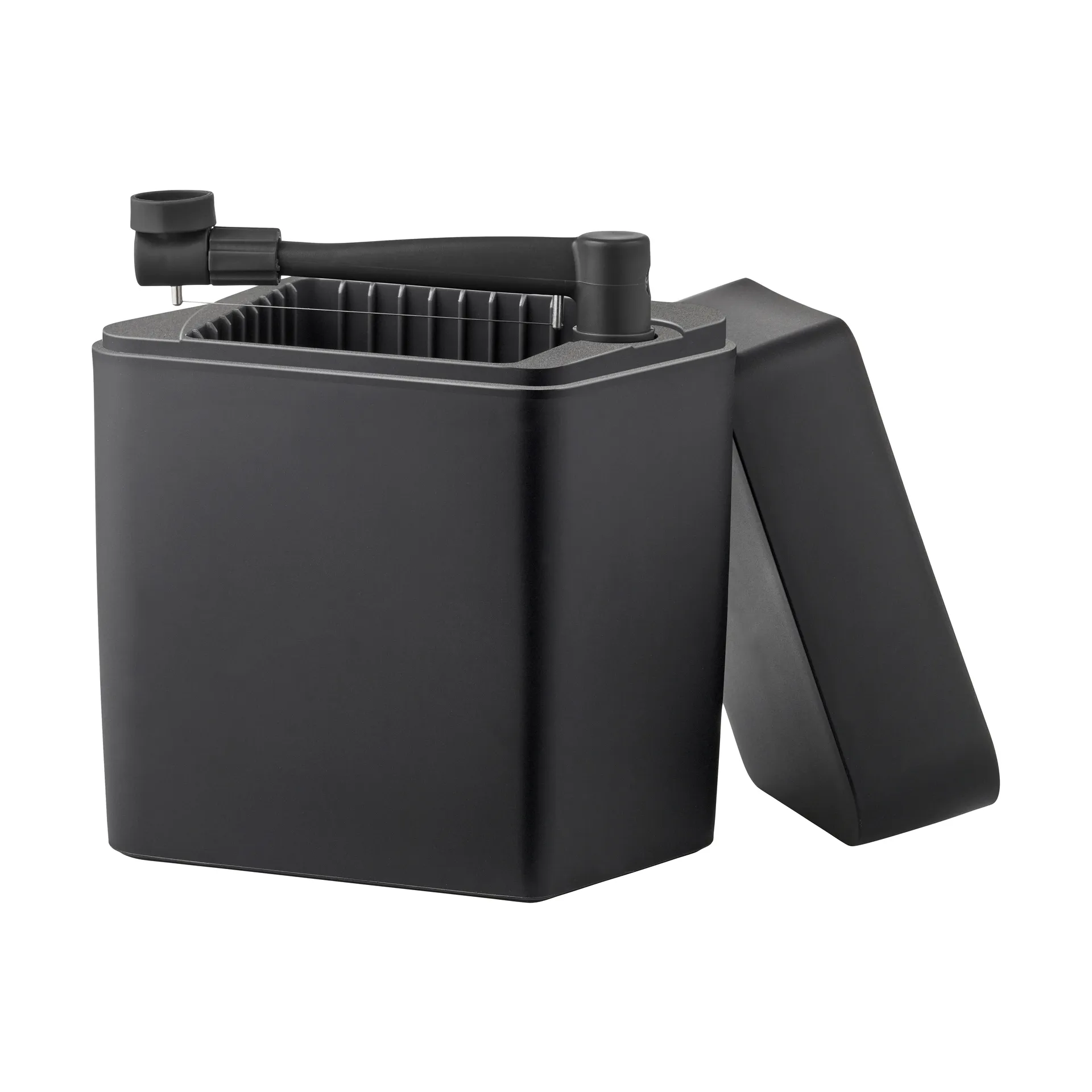 Classic kaasdoos incl. kaassnijder 16,5x10x19 cm, Zwart Rosti