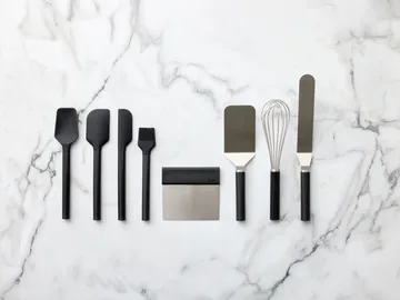 Emma ballongklopper staal 27 cm - Zwart - Rosti