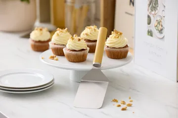 Emma paletmes breed staal 26 cm - Curry - Rosti