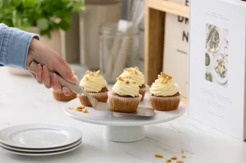 Emma paletmes breed staal 26 cm - Humus - Rosti