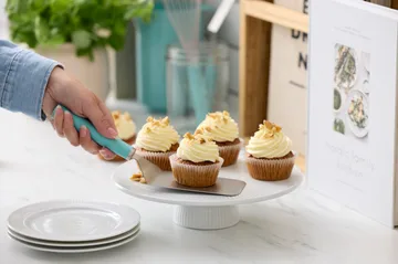 Emma paletmes breed staal 26 cm - Nordic green - Rosti