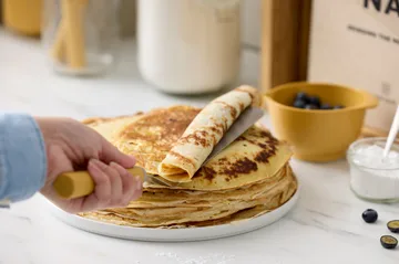 Emma paletmes smal staal 33 cm - Curry - Rosti