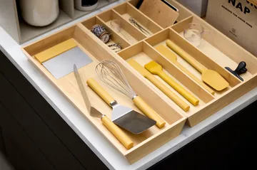 Emma paletmes smal staal 33 cm - Curry - Rosti