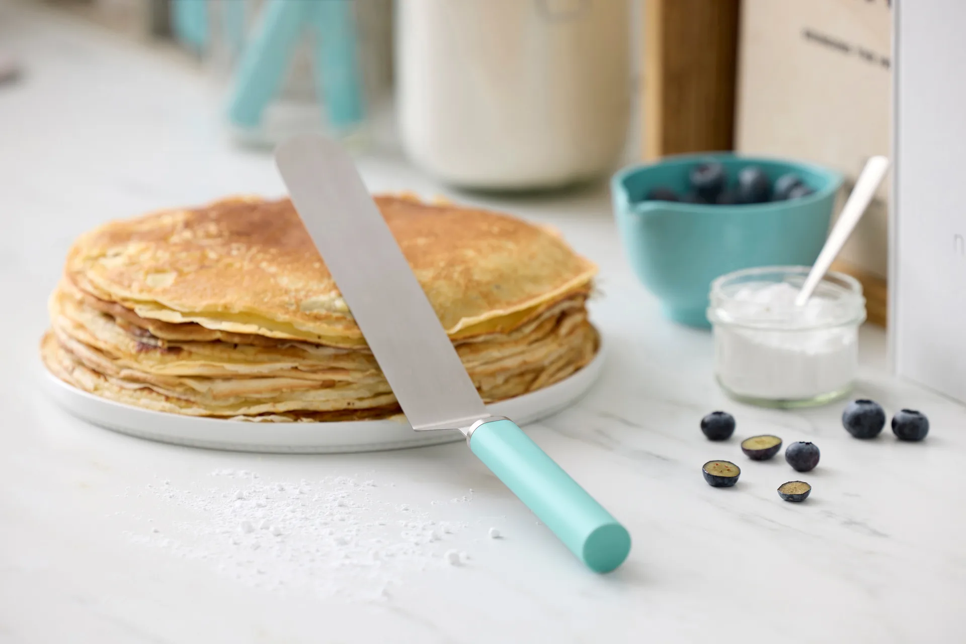 Emma paletmes smal staal 33 cm, Nordic green Rosti