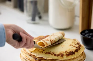 Emma paletmes smal staal 33 cm - Zwart - Rosti