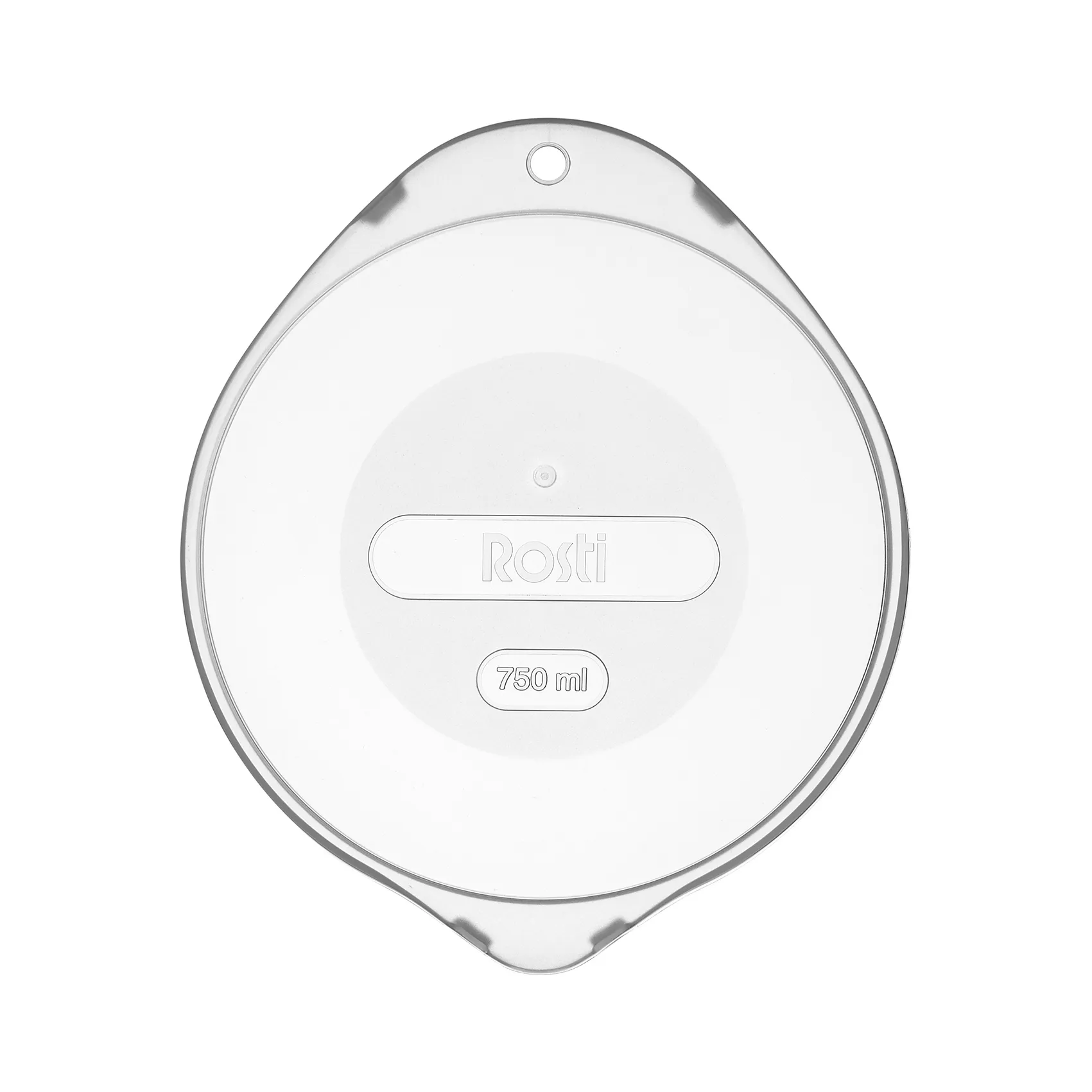 Margrethe deksel bij kom 0,75 l, Helder Rosti