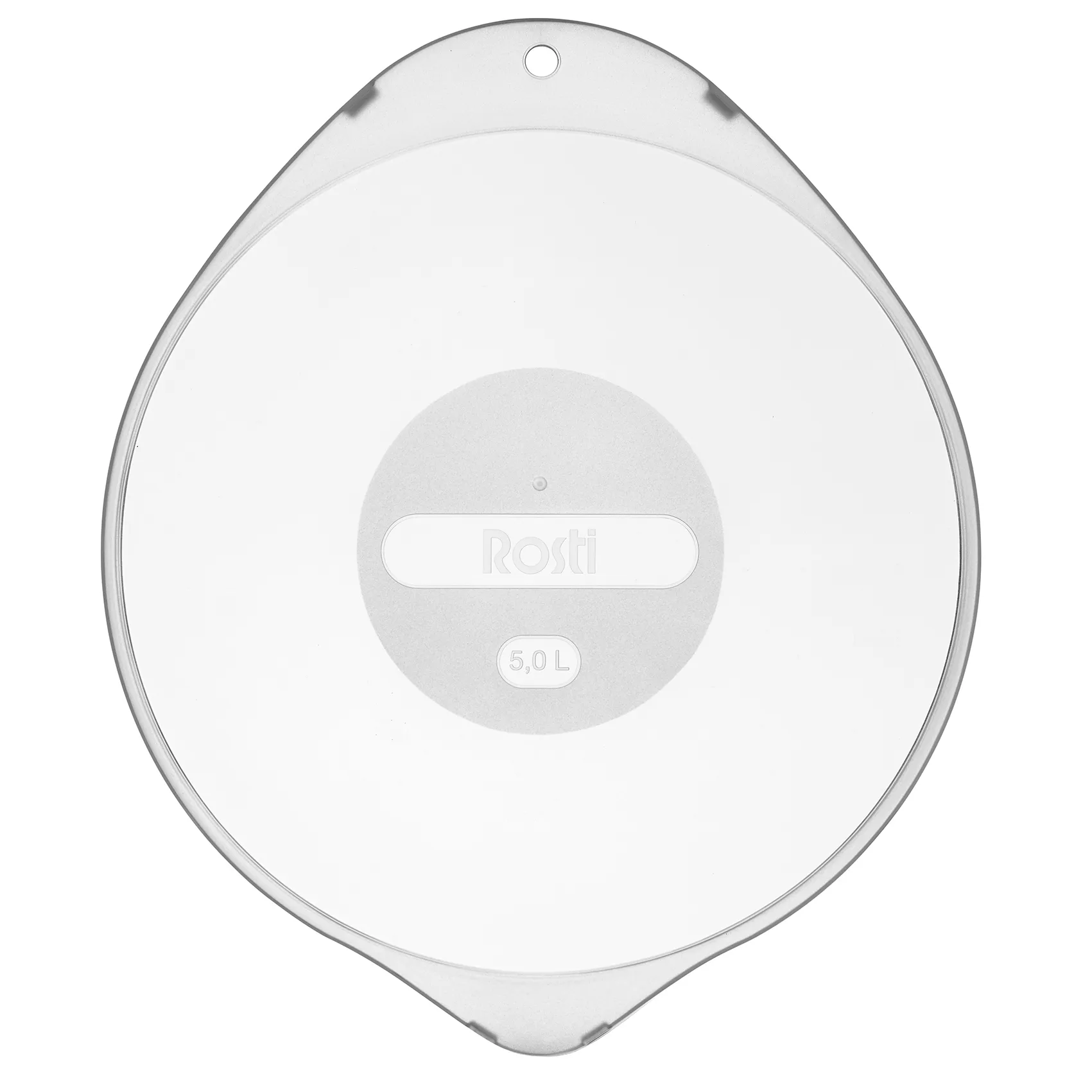 Margrethe deksel bij kom 5 l, Helder Rosti