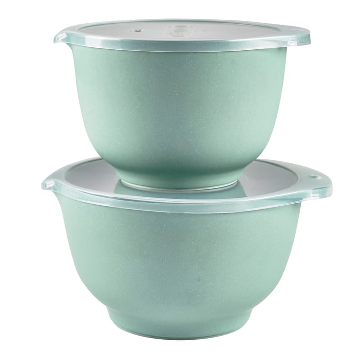 Margrethe kommenset met deksel mat 2-pack - Pebble groen - Rosti