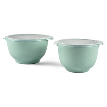 Margrethe kommenset met deksel mat 2-pack - Pebble groen - Rosti