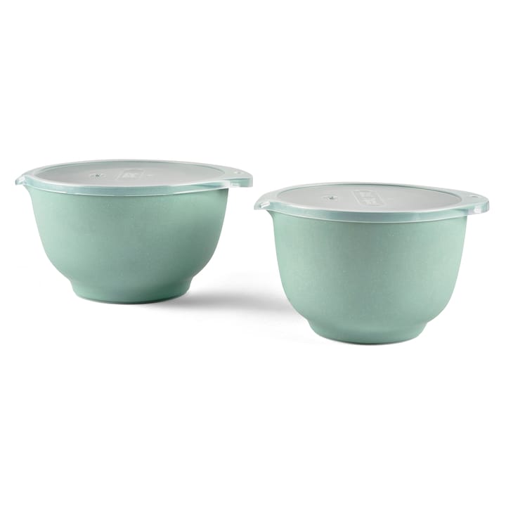 Margrethe kommenset met deksel mat 2-pack, Pebble groen Rosti