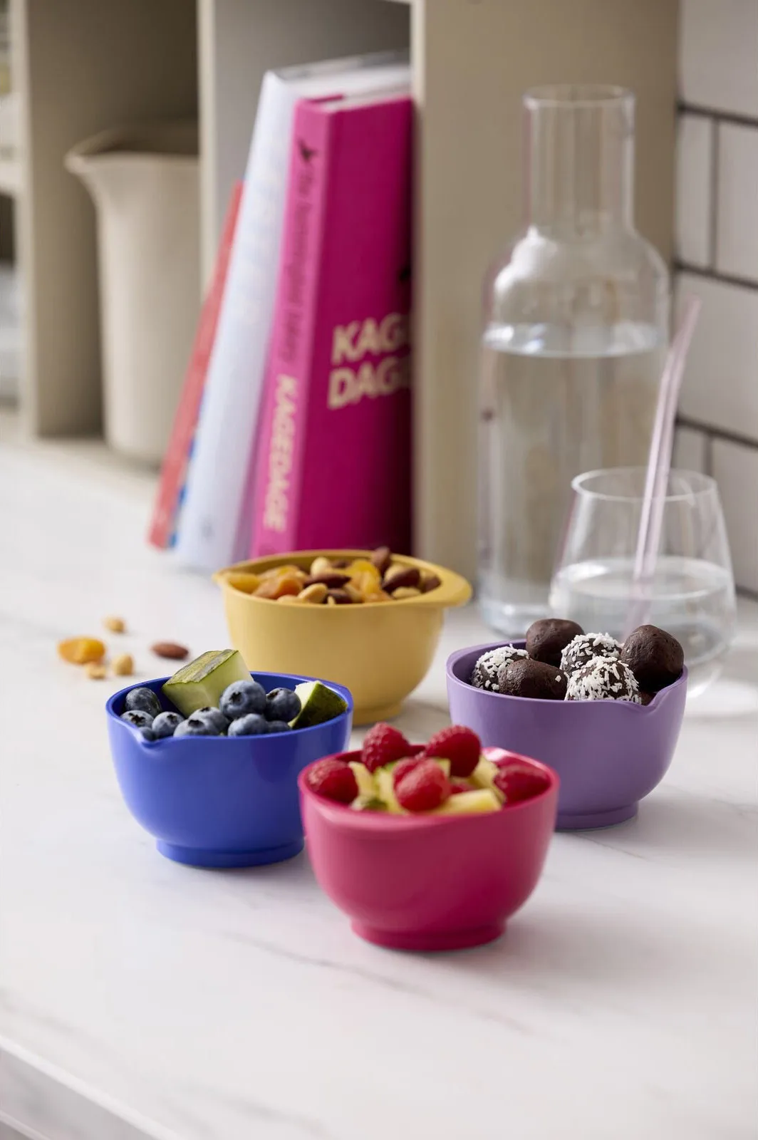 Margrethe mini schaal 25 ml 6-pack, Beetroot Rosti