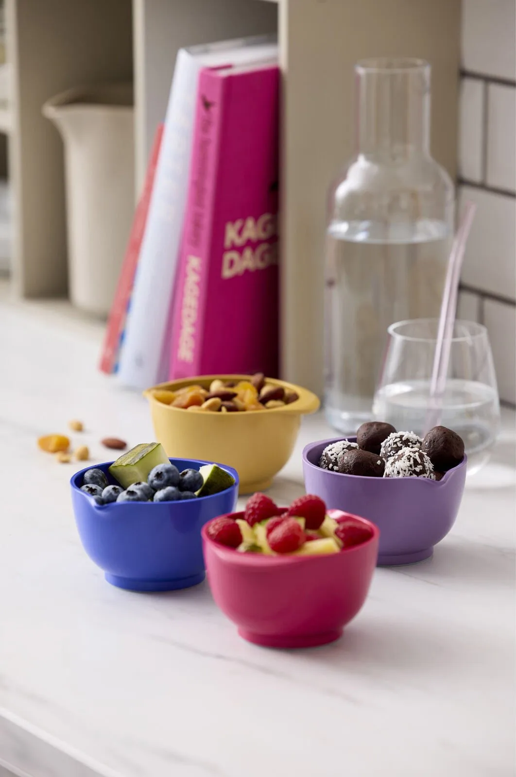 Margrethe mini schaal 25 ml 6-pack, Lavender Rosti