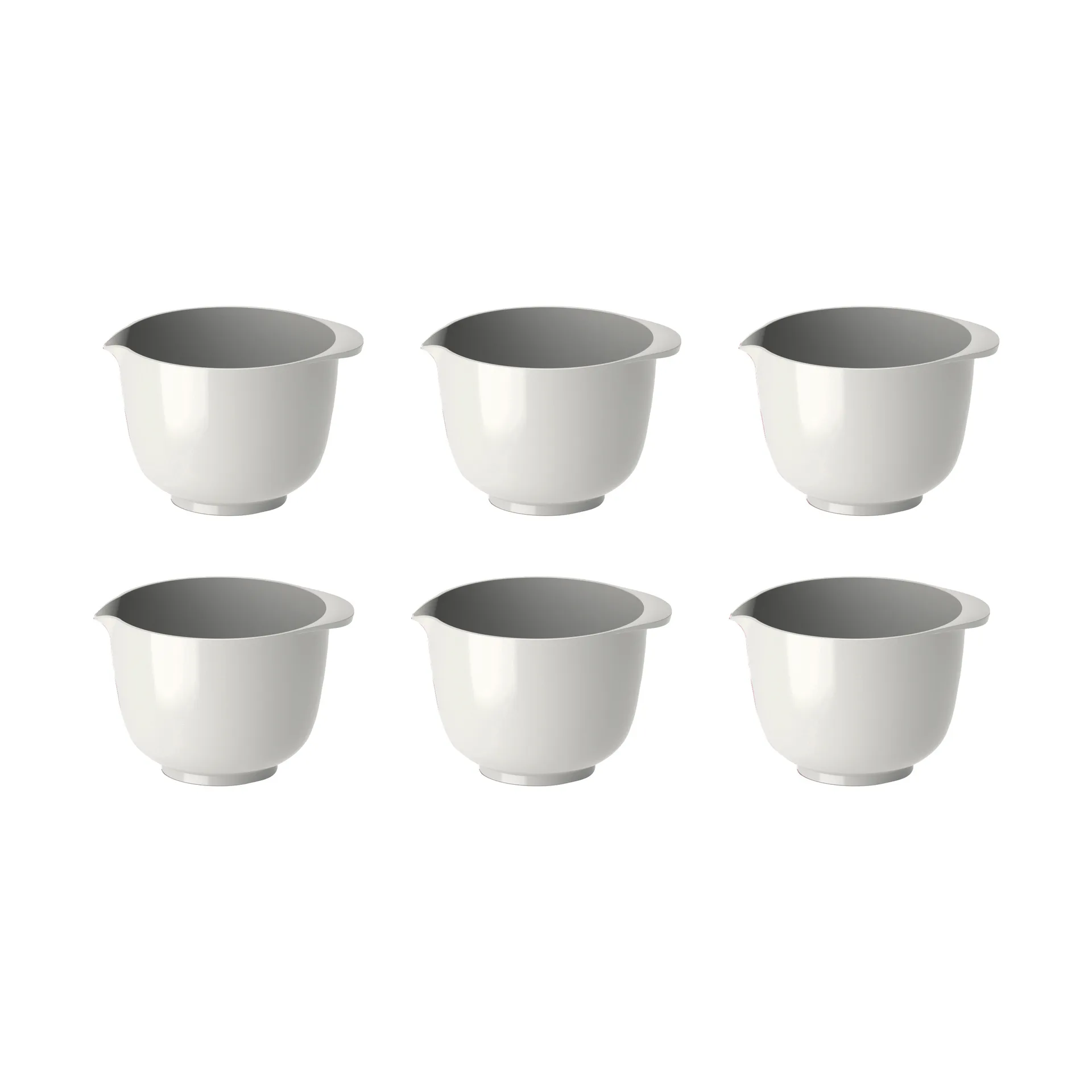 Margrethe mini schaal 25 ml 6-pack, Wit Rosti