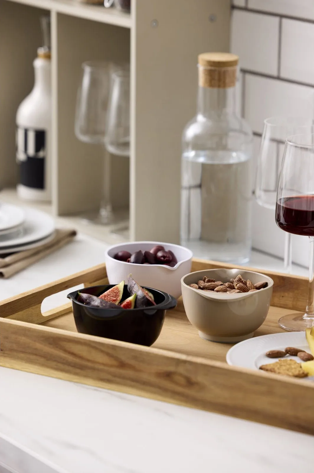 Margrethe mini schaal 25 ml 6-pack, Wit Rosti