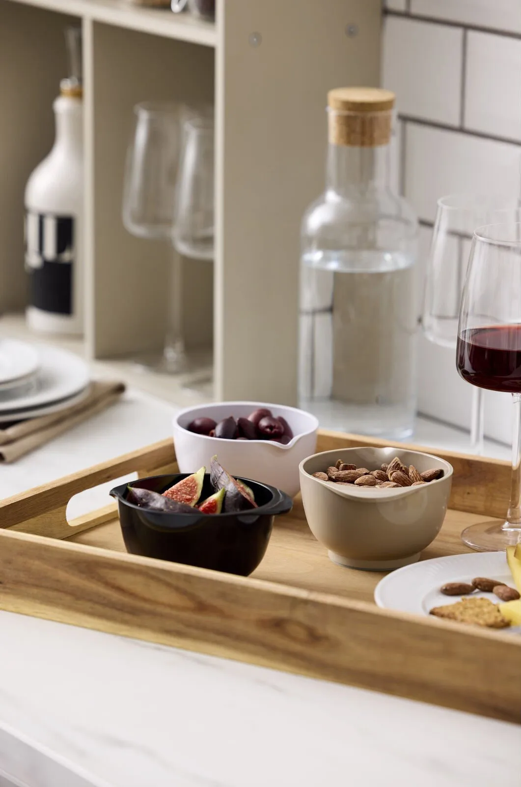 Margrethe mini schaal 25 ml 6-pack, Zwart Rosti