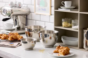 Margrethe schaalset 3 delig - Roestvrij staal - Rosti