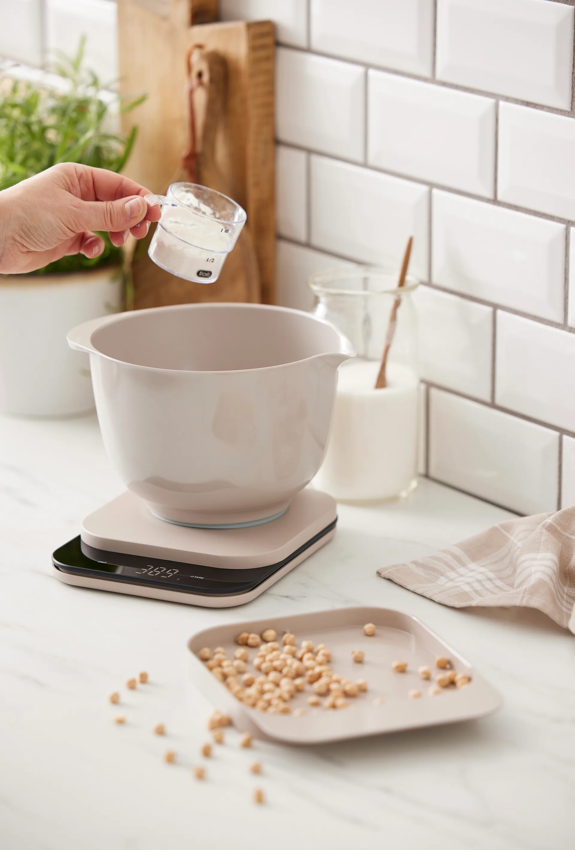 Mensura deciliterschepje, Transparant Rosti