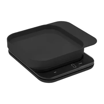 Mensura keukenweegschaal - Zwart - Rosti