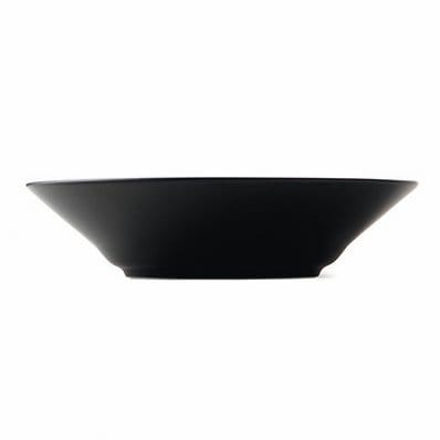 Black Fluted diep bord - Ø 24 cm. - Royal Copenhagen